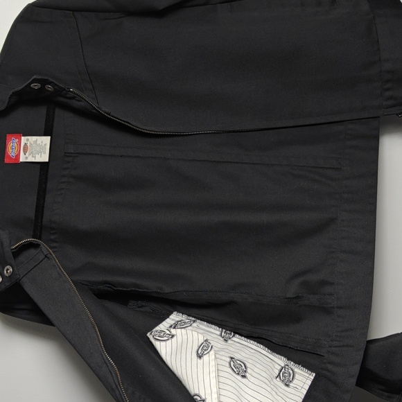 DICKIES GIRL Vintage Cropped Biker Jacket Size Small - Picture 10 of 16